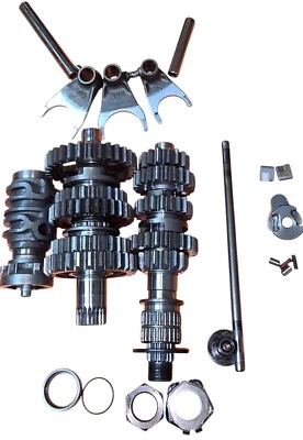 Honda Crf250r 2008 motor 2004-2009 transmisión Tranny montaje engranajes Foto 1 de 4