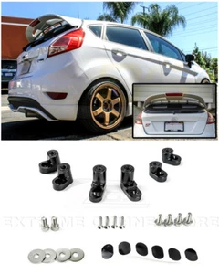 Alerón elevador extensión elevador de ala trasera negro anodizado para Ford Fiesta ST 14-19 - Imagen 1 de 8