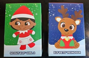 ☀☀2024 McDonalds Toy Elf on the Shelf ☀☀Scout Elf Girl 2 & Elf Pets Reindeer - Picture 1 of 1