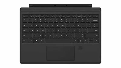 Microsoft Surface Pro 6, 5, 4, 3 Type Cover Keyboard with Fingerprint ID Black - Image 1 of 2