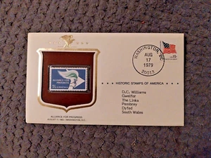 USA FIRST DAY COVER 1979 HISTORIC STAMPS OF AMERICA ALLIANCE FOR PROGRESS - Picture 1 of 2