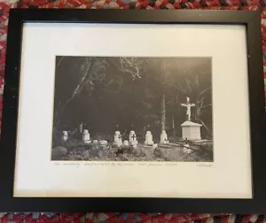 Framed, Signed B&W Photograph: Maria Ratschitz Mission CEMETERY, South Africa - Picture 1 of 6