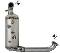DPF/FAP PER FORD FOCUS C-MAX 1.6TD TDCI DPF 1560 cc 66 Kw/90 cv HHDA/B DAL 2/05> - Imagen 1 de 1