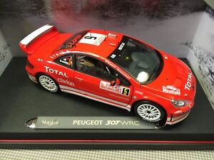 PEUGEOT 307 WRC rallye Monte-Carlo 2004 N°5 Total maisto 1/18