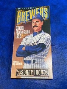 Vintage 1992 Milwaukee Brewers offizieller Medienführer Eisenschrott Buch - Bild 1 von 11