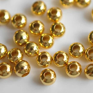 100 - 500 uds. / pequeñas cuentas intermedias de acero inoxidable Ø 2 mm y 4 x 3,5 mm - Imagen 1 de 1