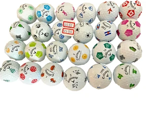 24 Callaway Chrome Soft/Tour Truvis Mix Pattern 5A(AAAAA)Golf Balls (SSTS) - Picture 1 of 4