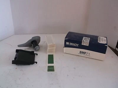 NEW BRADY M71EP-176-593-GN Label Cartridge, Green, Polyester, 3 In. W (H46T) - Image 1 of 4
