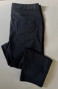 Neu ohne Etikett lululemon ABC klassische Passform 5-Pocket-Herrenhose 34 x 25,5 Warpstreme Obsidian - Bild 1 von 10