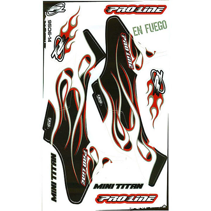 Pro-Line Racing #9506-14 En Fuego Red Assault Mini Titan Heli   - Image 1 of 1