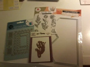 PACKAGE CUTTING DIES  FOR   SCRAPBOOKING NEW MIX (J5272) - Picture 1 of 1