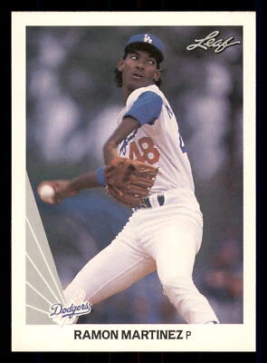 1990 Leaf Ramon Martinez #147  Los Angeles Dodgers - Image 1 of 2