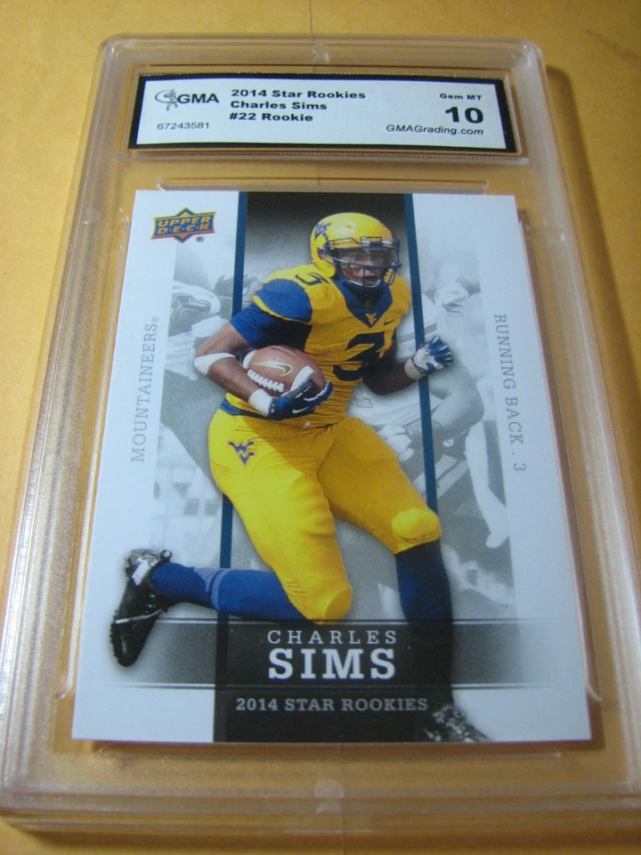 CHARLES SIMS BUCCANEERS 2014 UPPER DECK STAR ROOKIES RC # 22 GRADED 10 - Image 1 of 1