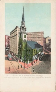 Old South Church with New Old South Building, Boston Massachusetts PC 1904 - Bild 1 von 2