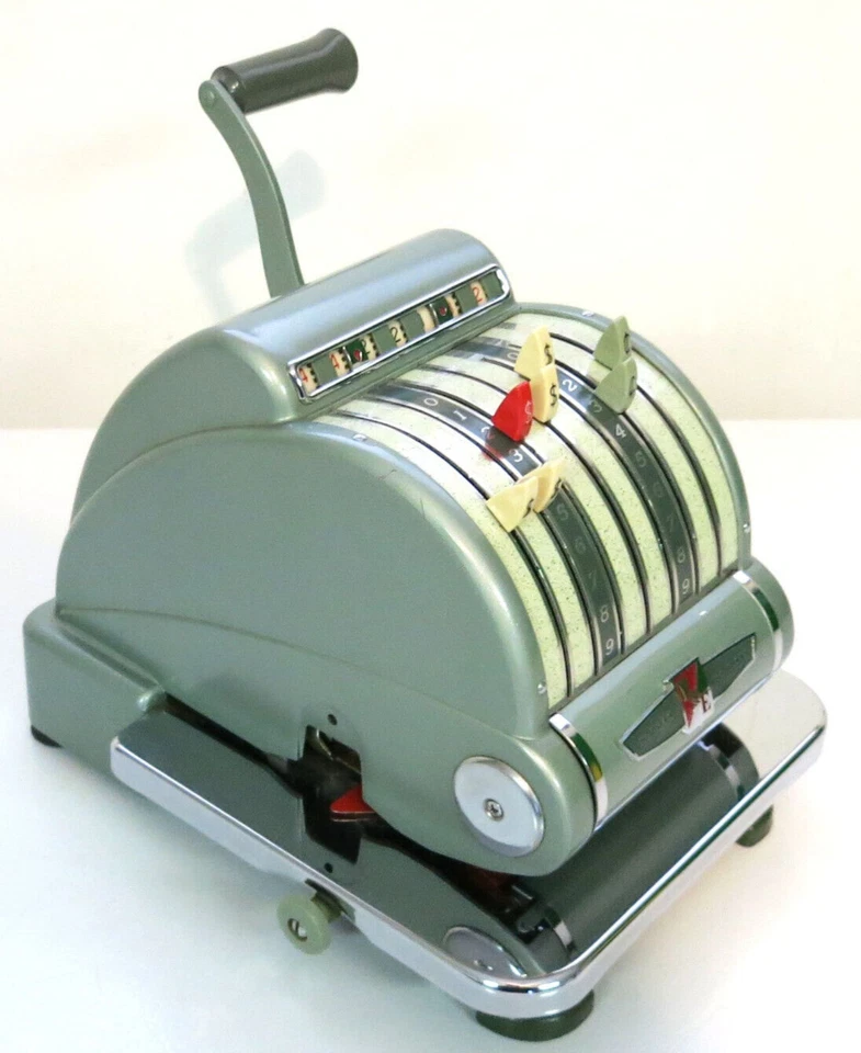 Vintage Hedman Company F&E Series Excel Model Check Protector Writer - Image 1 of 4