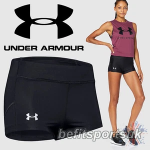 UNDER ARMOUR COMPRESSION KURZ ENG DAMEN RENNER LAUFEN FITNESS SCHWARZ - Bild 1 von 2