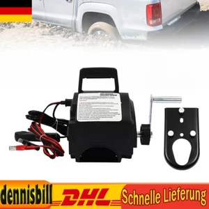 12V Tragbare Verkabelt Fernbedienung Elektrische Seilwinde 906KG Electric Winch - Bild 1 von 13