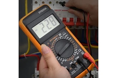 MULTIMETRO TESTER DIGITALE PROFESSIONALE PROTESTER PER TEST TENSIONE CORRENTE