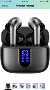 Écouteurs Bluetooth Top Line Noir Rose ou Blanc Modèle X08 Neuf - Photo 1 sur 5