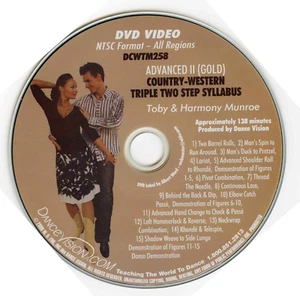 Gold  Country-Western Triple Two step Syllabus DCWTM258  DVIDA Dance Vision DVD - Bild 1 von 1