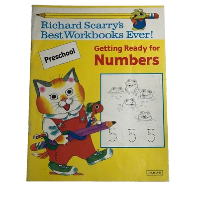 Richard Scarry's Best Workbooks Ever! Getting Ready For Numbers Book 1989 - Image 1 of 4