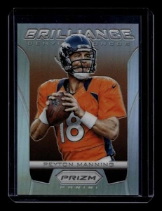 2012 Prizm Football Peyton Manning #6 Brilliance Silver - Picture 1 of 2