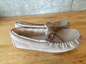 Mocassini pantofole abbronzate Secret Treasures taglia 10 - Foto 1 di 6