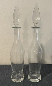 Coppia di decanter vintage in vetro cristallo Rosenthal con tappi - Foto 1 di 5