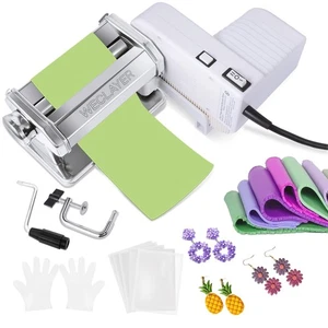 Elektrische Polymer Clay Presse Maschine Set, Dual Mode Ton Roller Maschine, Ton Pa... - Bild 1 von 7