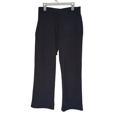 So Sporty Athletic Capri Cropped Black Drawstring Pants Small USA Activewear  - Image 1 of 4