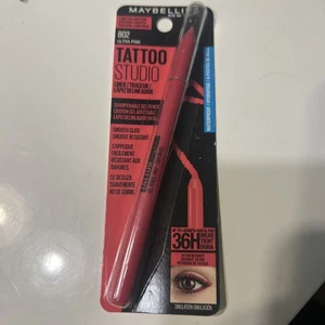Maybelline Tattoo Studio Delineador Impermeable Lápiz Gel Afilable NUEVO Ultra Rosa - Imagen 1 de 2