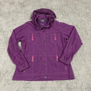 KUHL Rekon Jacket Womens XL Purple Rugged Hiking Camp Gorpcore Nylon Hooded - Picture 1 of 12