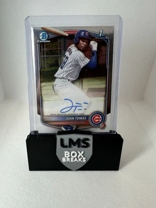 2025 Bowman Chrome - Prospect Autographs Juan Tomas, Juan Tomas #CPA-JT (RC) - Picture 1 of 1