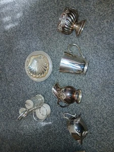 RESTPOSTEN antike EPNS Salz & Pfefferstreuer usw usw. - Bild 1 von 12