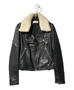 GOLDEN GOOSE Boa Leder Reiterjacke schwarz 44-08-44-08002 - Bild 1 von 10