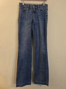 GAP 1969 Women’s 27 LONG(28X33) Cotton/Spandex Perfect Boot Mid-Rise Jeans - Picture 1 of 10