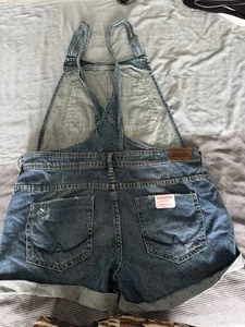 Super dry Dungaree Shorts - Picture 1 of 4