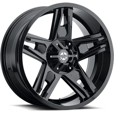 4 Wheels 22" Lonestar 22x11.5 6x139.7 Gloss Black -38ET 106.2CB (124-2284GB) - Image 1 of 3