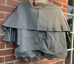 Ports 1961 Cape Blouson 3/4 Sleeve Bomber Jacket Grey Sz XL - Picture 1 of 6