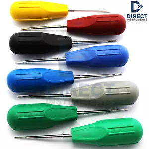 Set Of 8 Multi Plastic Dental Luxating Elevator Teeth Loosening Extraction - Picture 1 of 9