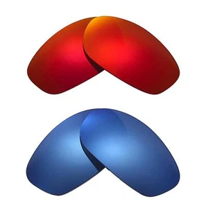 Lentes de repuesto polarizadas polarizadas Walleva rojo fuego + azul hielo para Ray-Ban RB4115 - Imagen 1 de 5