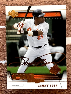 2005 Upper Deck Pro Sigs Sammy Sosa #14 - Image 1 of 2