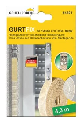 Schellenberg Gurtfix Schnellreparaturset Rollladengurte Reparatur Gurtband