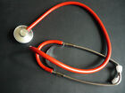 Stethoskop fr Blutdruck- Mess- Gert,  rot, einfach