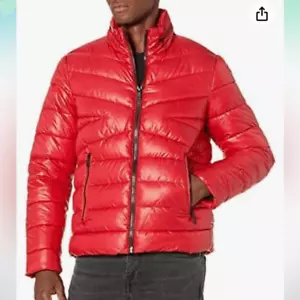 Kenneth Cole New York Men's Quilted Packable Contrast Puffer XL - Picture 1 of 11