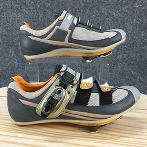 Pearl Izumi Shoes Womens 41 Attack Road Bicycle Sneakers 5718 Gray Hook Loop - Picture 1 of 11