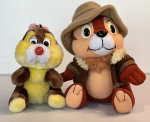 Lot of 2 Vintage Chip & Dale Plush - 1970's 7" Disneyland & 9" Playskool (1989) - Picture 1 of 9