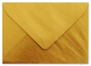 Sobres Mini 25 uds oro adhesivo húmedo 5,7 x 8,1 cm 57 x 81 mm - Imagen 1 de 2