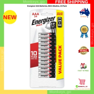 AAA Batteries MAX Alkaline 24 Pack | NEW AU FREE SHIPPING - Picture 1 of 8