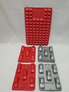 5 JELL-O Jigglers Nascar Car jelly bean moulds cavities - Picture 1 of 7